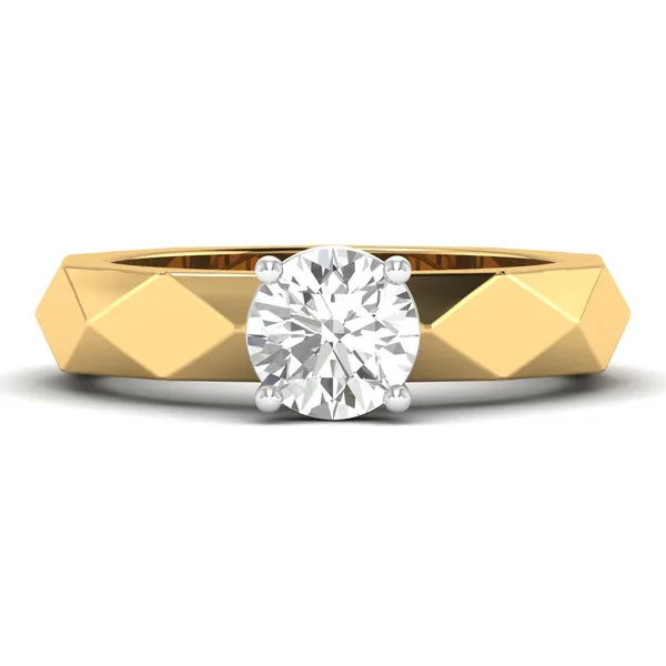 Sleek Band Diamond Ring - View 2