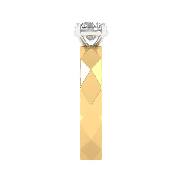 Sleek Band Diamond Ring - View 4