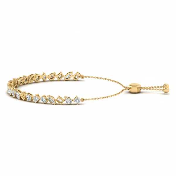Ravishing Modern Diamond Bracelet - View 2