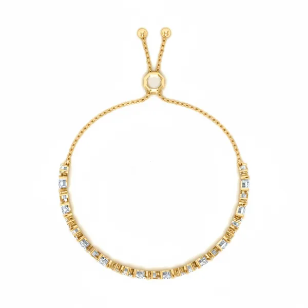 Ravishing Modern Diamond Bracelet - View 3
