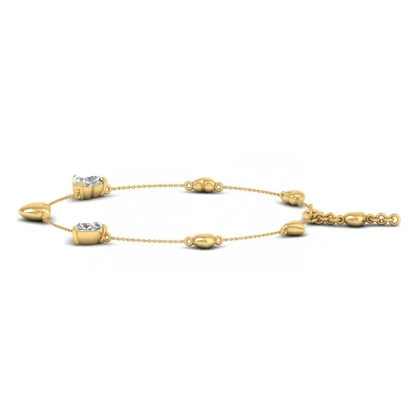 Ethereal Channel-Set Diamond Bracelet - View 2