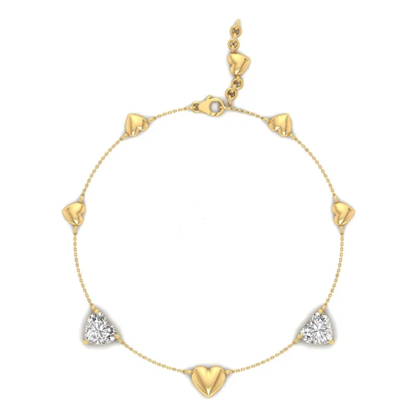 Ethereal Channel-Set Diamond Bracelet - View 3