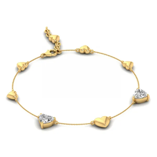 Ethereal Channel-Set Diamond Bracelet - View 4