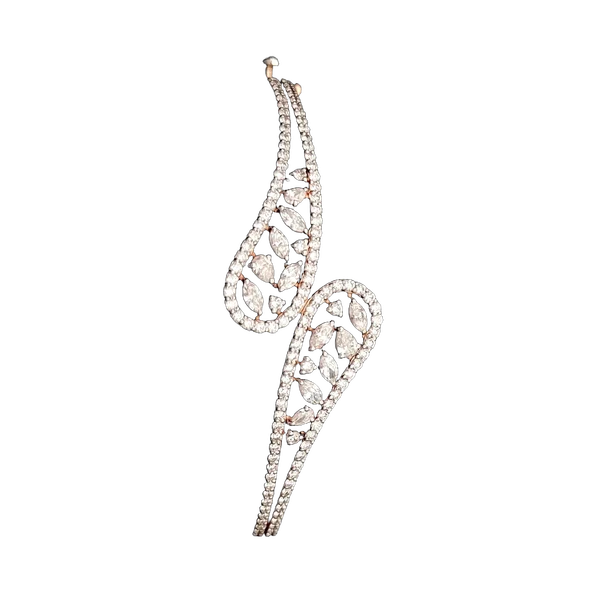 Graceful Velvet Diamond Kada - Laboratory-Grown Diamond Kada