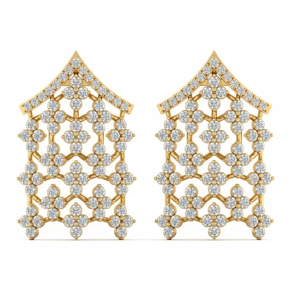 Oceane Chandelier Earrings - Laboratory-Grown Diamond Earrings