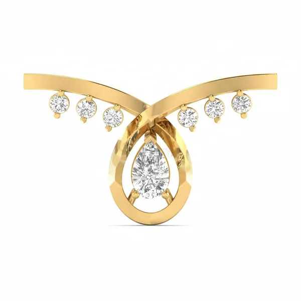 Pristine Halo Diamond Mangalsutra - Laboratory-Grown Diamond Mangalsutra