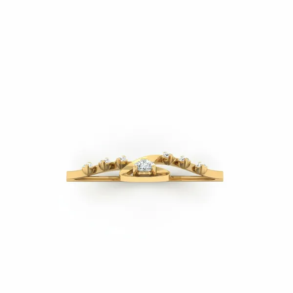 Pristine Halo Diamond Mangalsutra - View 4