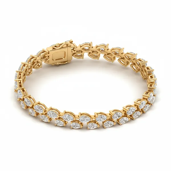 Harmonious Link Diamond Bracelet - View 4