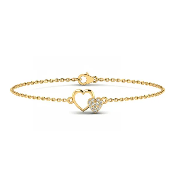 Divine Filigree Diamond Bracelet - Laboratory-Grown Diamond Ladies Bracelet