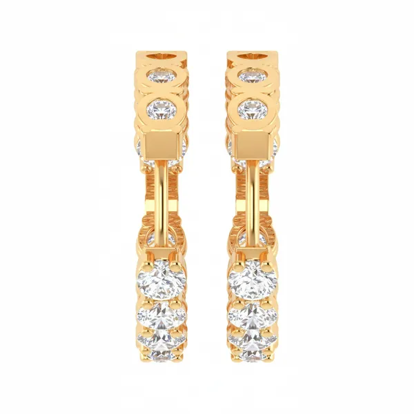 Citrine Pendant Earrings - View 4