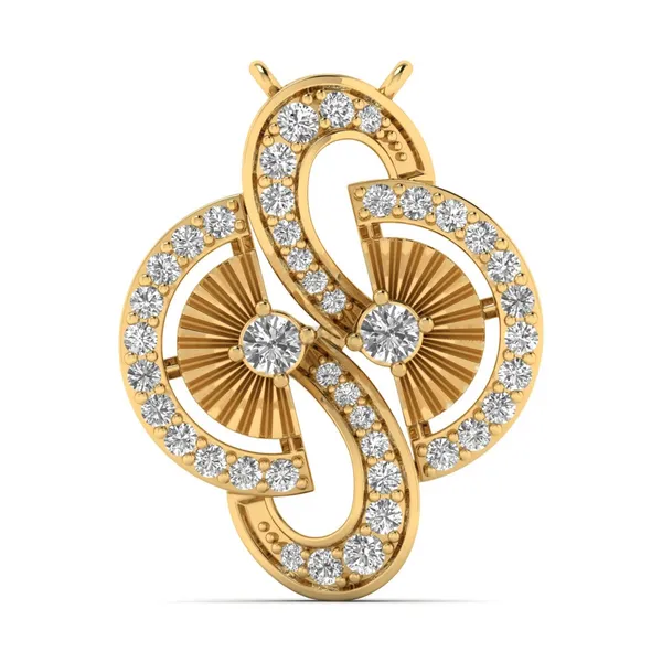 Dazzling Wrapped Diamond Pendant - Laboratory-Grown Diamond Pendant