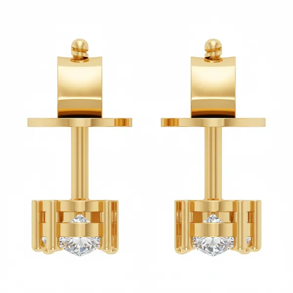 The Ondine Medallion Constellation Earrings - View 4
