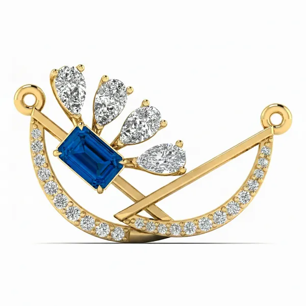 Lustrous Layered Diamond Pendant - Laboratory-Grown Diamond Pendant