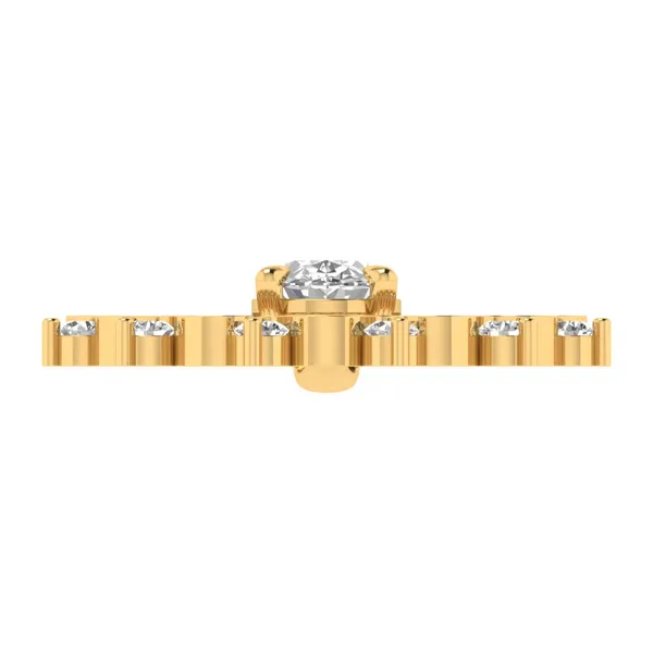 Imperial Art Deco Diamond Pendant - View 4