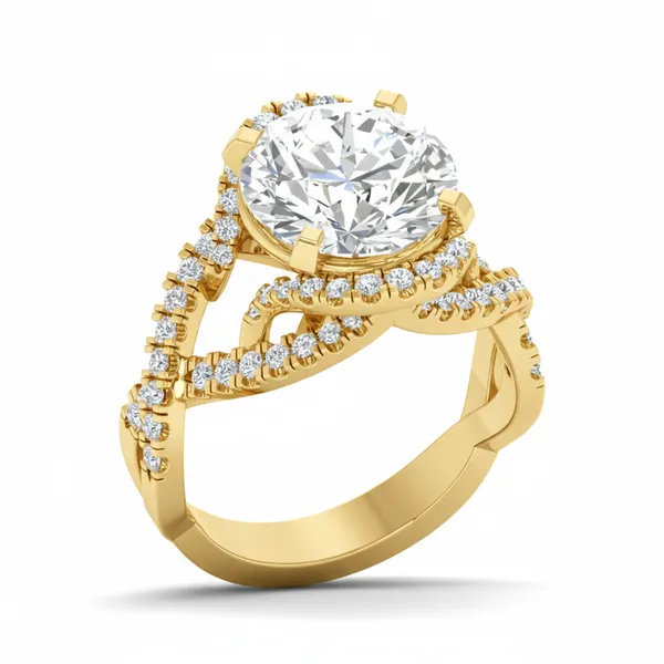 Regal Opulence Diamond Ring - Laboratory-Grown Diamond Ladies Ring