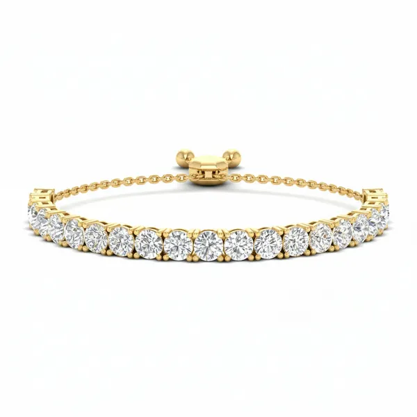Sparkling Modern Diamond Bracelet - Laboratory-Grown Diamond Ladies Bracelet