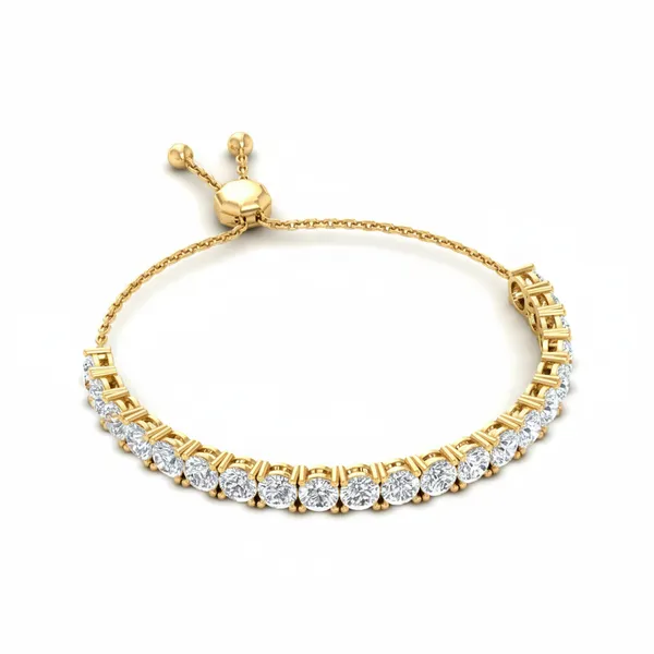 Sparkling Modern Diamond Bracelet - View 3
