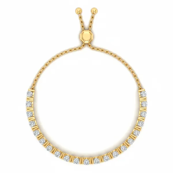 Sparkling Modern Diamond Bracelet - View 4