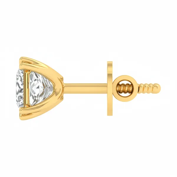The Belcanto Starburst Single Diamond Studs - View 3