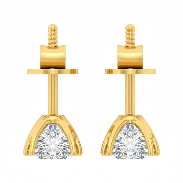 The Belcanto Starburst Single Diamond Studs - View 4