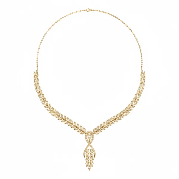 Pristine Y-Chain Diamond Necklace - Laboratory-Grown Diamond Necklace