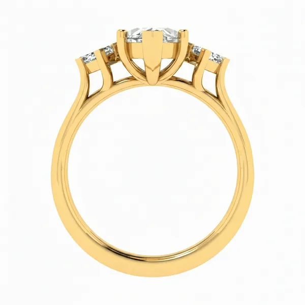 Striking Modern Diamond Ring - View 3