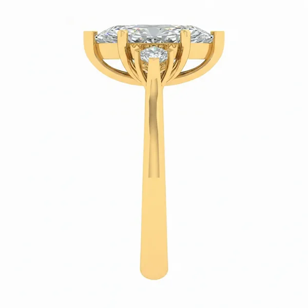 Striking Modern Diamond Ring - View 4