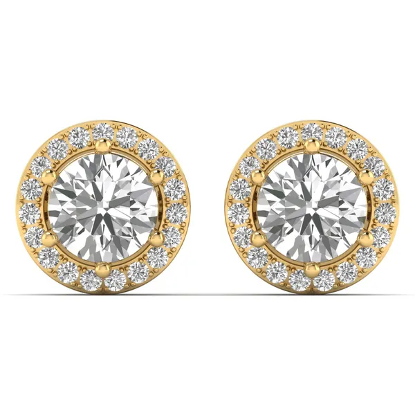 Auraline Pendant Earrings - Laboratory-Grown Diamond Earrings