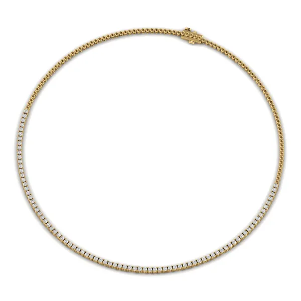 Serene Drop Diamond Necklace - View 3