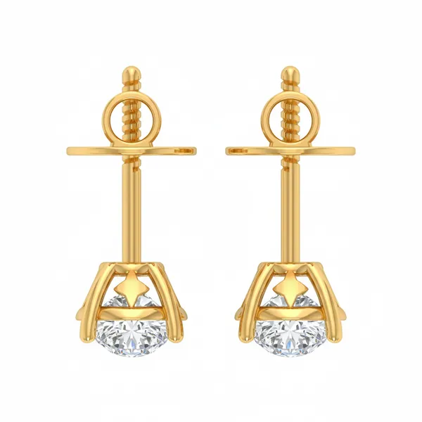 Magnificenza Chandelier Diamond Studs - View 4