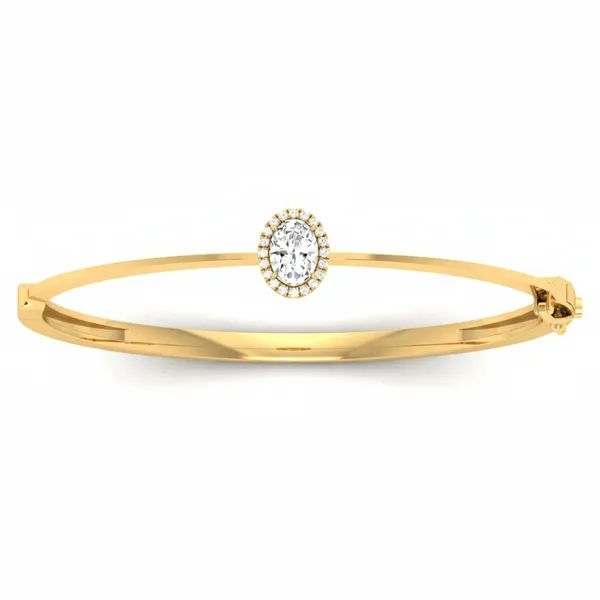 Couture Twist Diamond Bangle - Laboratory-Grown Diamond Bangle