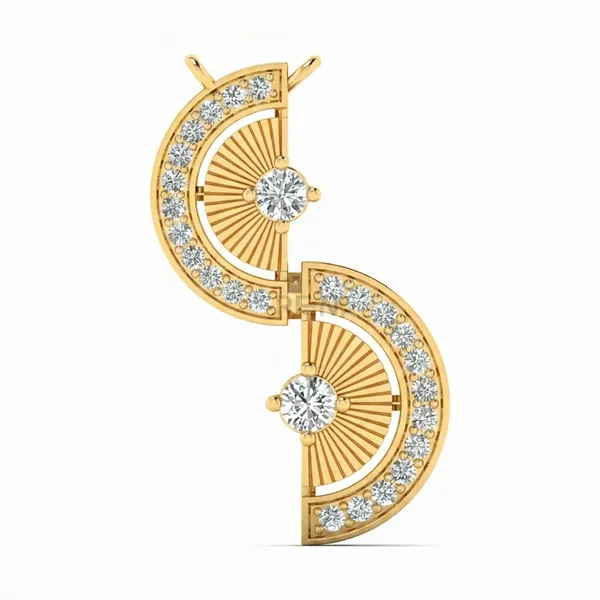 Sublime Modern Diamond Pendant - Laboratory-Grown Diamond Pendant
