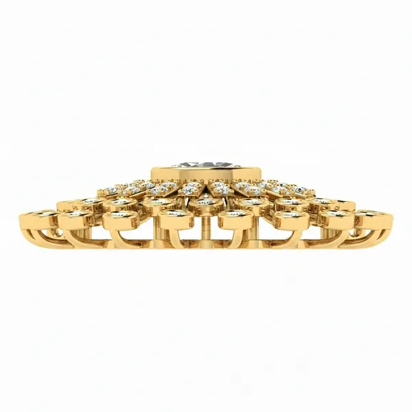 Stunning Floating Diamond Pendant - View 4