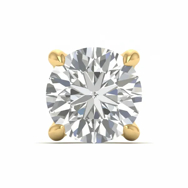 The Eclatante Lattice Solitaire Earrings - Laboratory-Grown Diamond Earrings