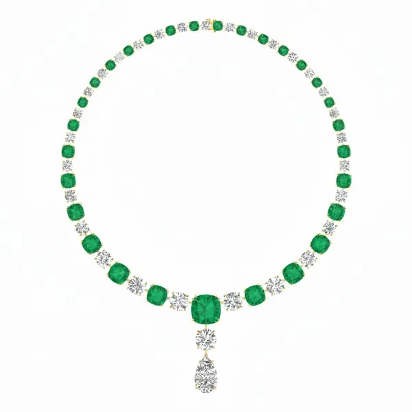Precious Accent Diamond Necklace - Laboratory-Grown Diamond Necklace