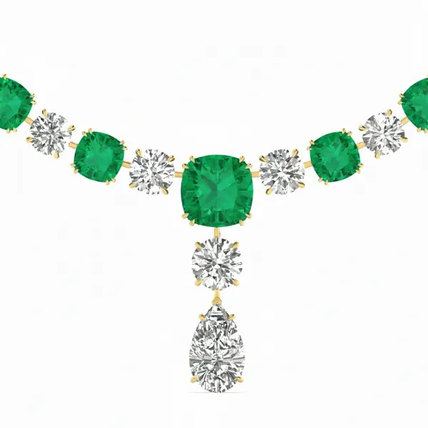 Precious Accent Diamond Necklace - View 4