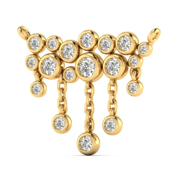 Statuesque Charm Diamond Pendant - View 2