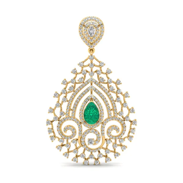 Whimsical Star Diamond Pendant - Laboratory-Grown Diamond Pendant