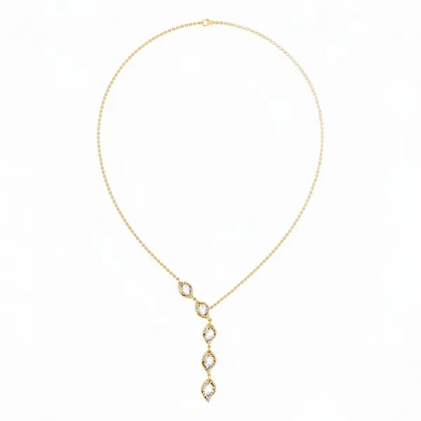Majestic Stardust Diamond Necklace - Laboratory-Grown Diamond Necklace