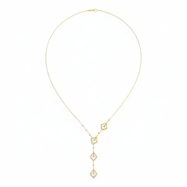 Serene Sunrise Diamond Necklace - Laboratory-Grown Diamond Necklace