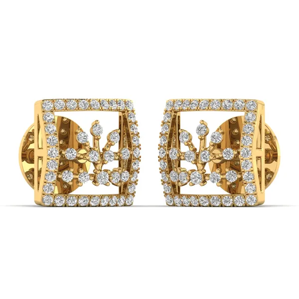 The Elowen Peony Grand Cascade Earrings - View 2