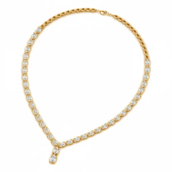 Ethereal Festoon Diamond Necklace - View 3