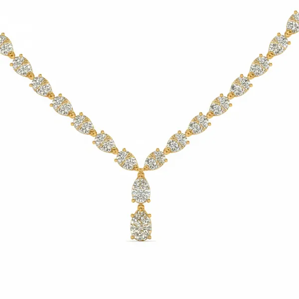 Ethereal Festoon Diamond Necklace - View 4