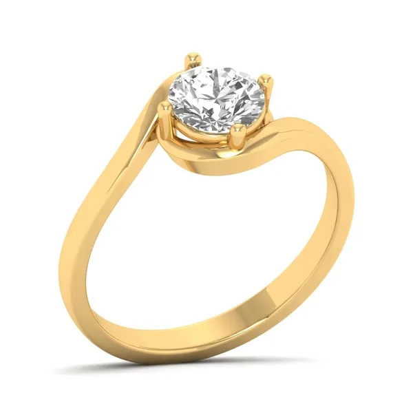 Opulent Cathedral Diamond Ring - Laboratory-Grown Diamond Ladies Ring