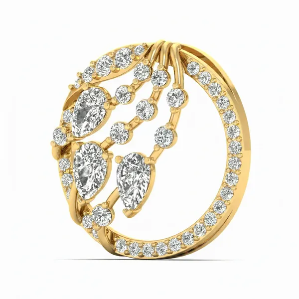 Captivating Minimalist Diamond Pendant - View 2