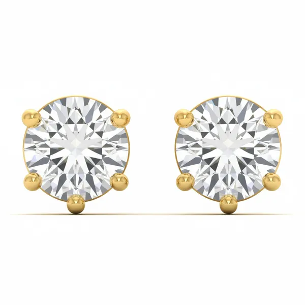 The Gloriana Fringe Solitaire Earrings - Laboratory-Grown Diamond Earrings