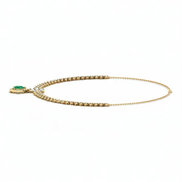 Magnificent Cascade Diamond Necklace - View 2