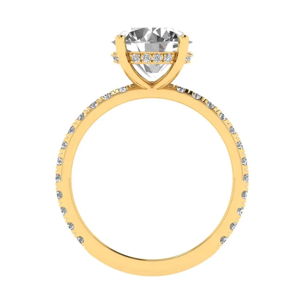 Exquisite Dome Diamond Ring - View 3