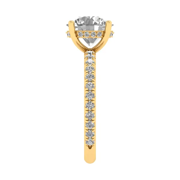 Exquisite Dome Diamond Ring - View 4