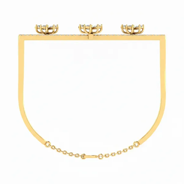 Chic Celestial Diamond Bangle - View 3